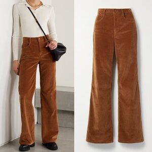 Nili Lotan Celia Velvet Flare Pants